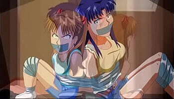 misato rei and asuka gagged bondage kidanpped and in trouble
