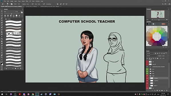 Stream Picarto DarkCookie Summertime Saga (2022.02.24)