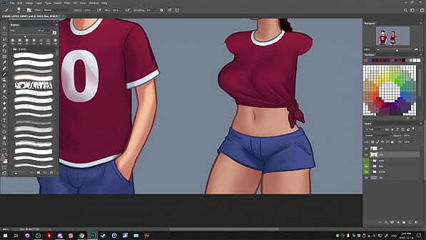 Stream Picarto DarkCookie Summertime Saga (2021.12.14)