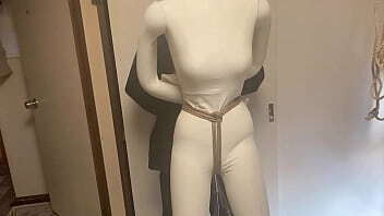 【緊縛動画】後手股縄縛り