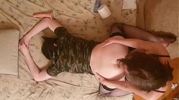 Sasha Earth gets strap dominant girl mistress female domination