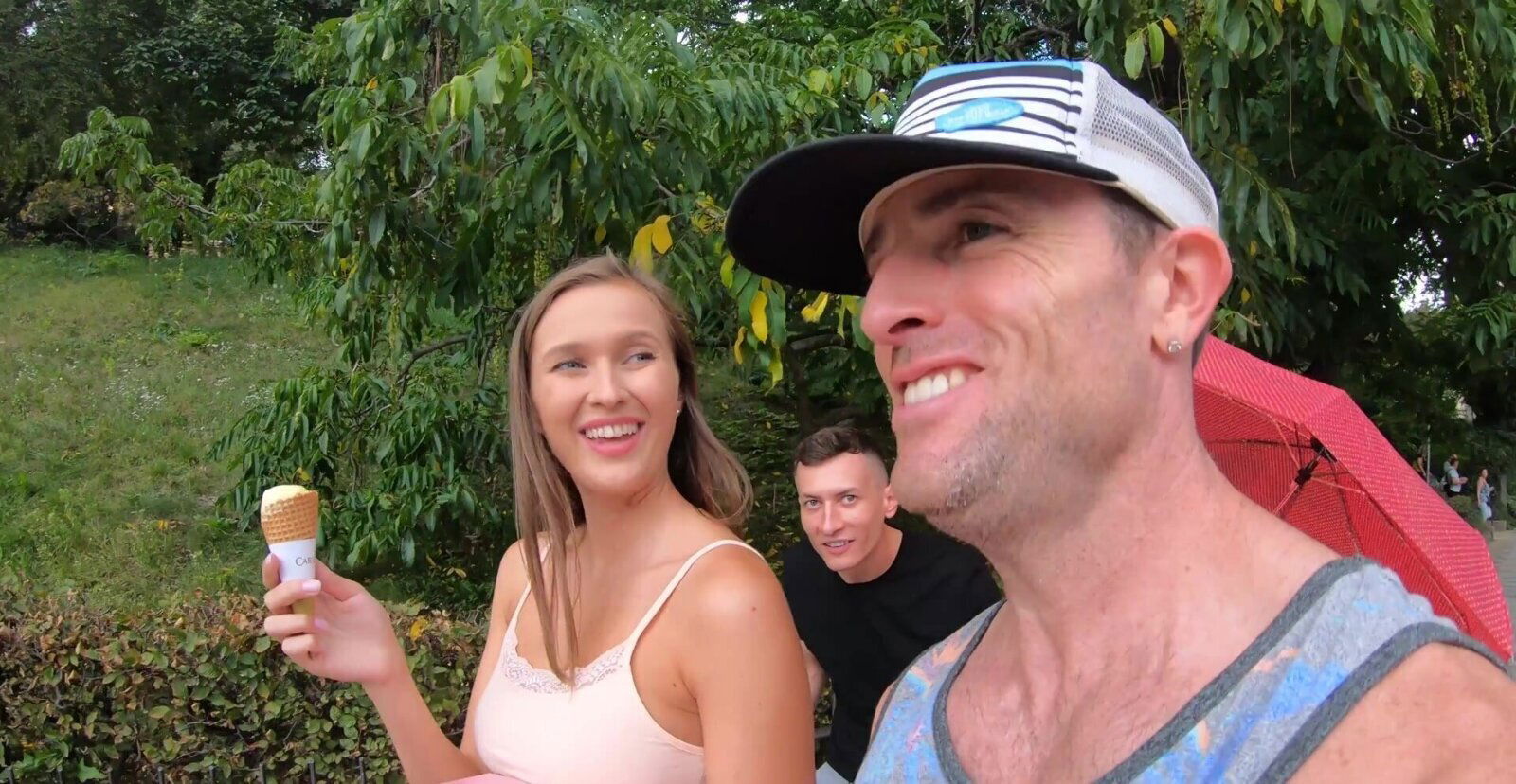 Johnny Nitro Stacy Cruz outdoor action