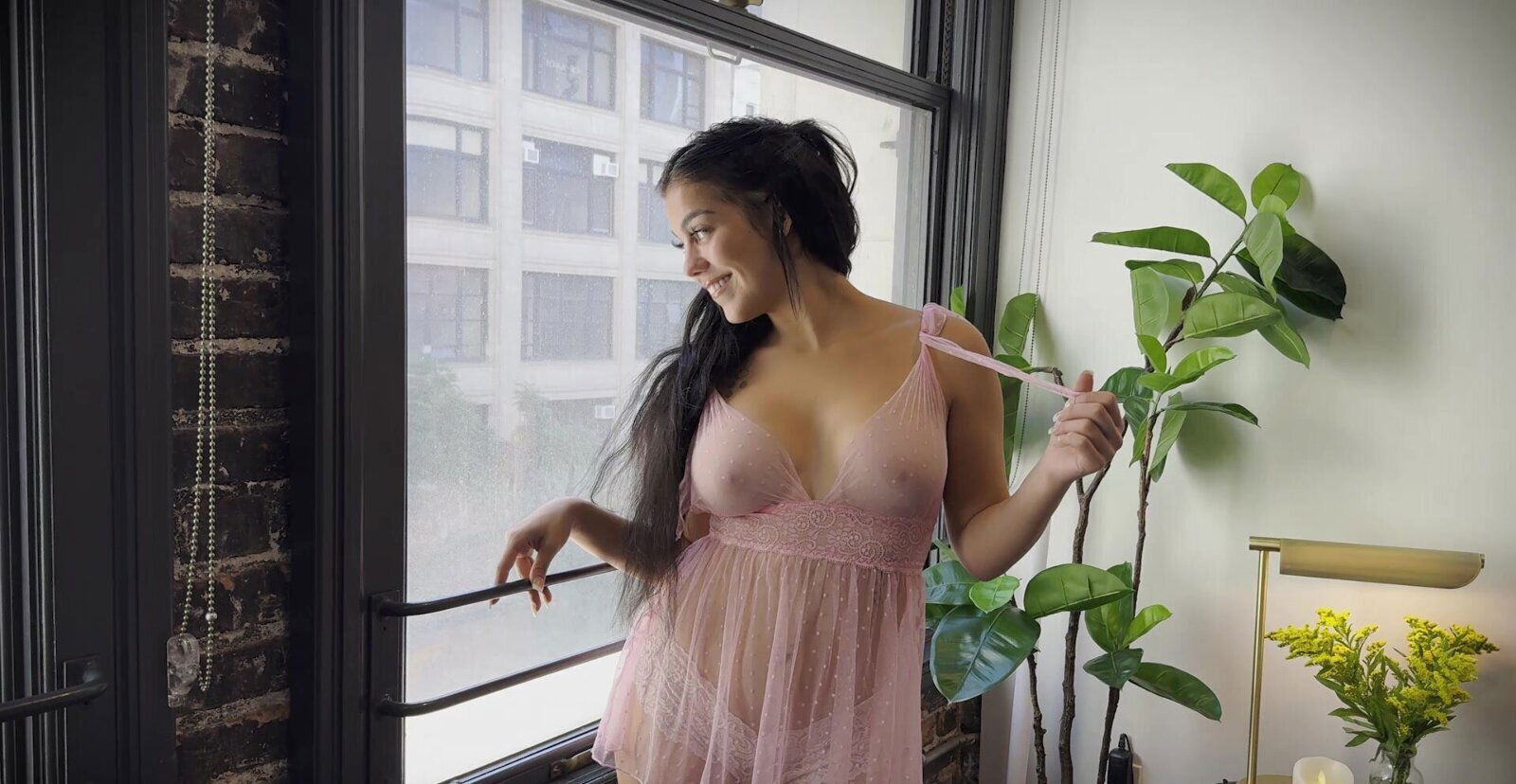 Brunette Lilith Grace with getting fucked