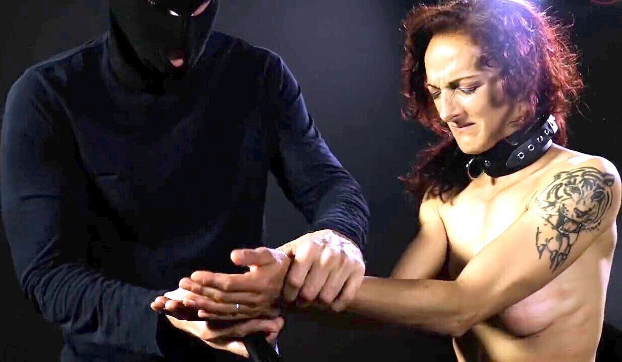 Mercedes Silver, sandy-haired dominatrix, craves some pain