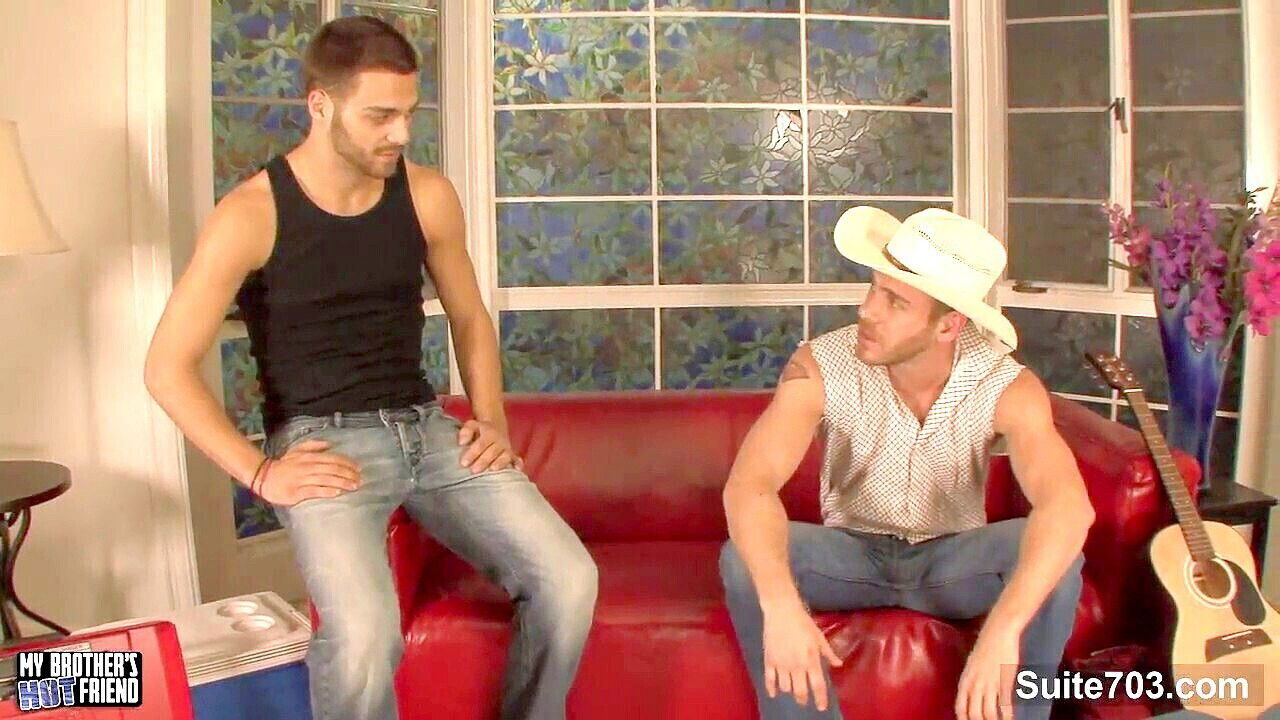 Amazing guys Tommy Defendi Drew Cutler suck ride massive hard-on