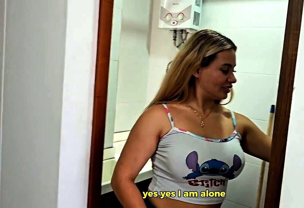 I hire a hot milf maid and reward her with a hard pounding for a raise