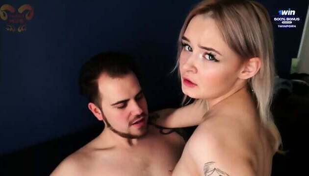 Cuckold wife brings small platinum-blonde insane ride front window.