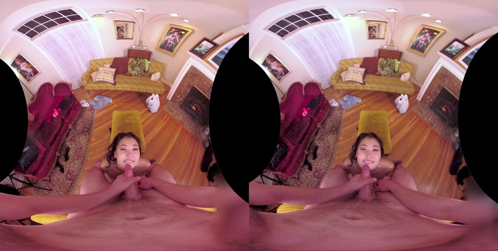 Fucked Facialized With Virtual Reality Jade