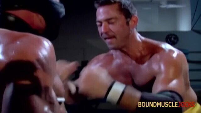 BoundMucleJocks: Bryce Pierce Dominates Torments Luca Ciccone With Clamps