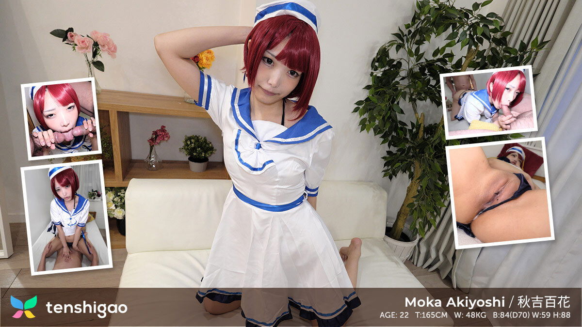 Moka Akiyoshi Gets Her Cosplay Fantasy Pleased In A MMF Threesome - Tenshigao (テンシガオ)