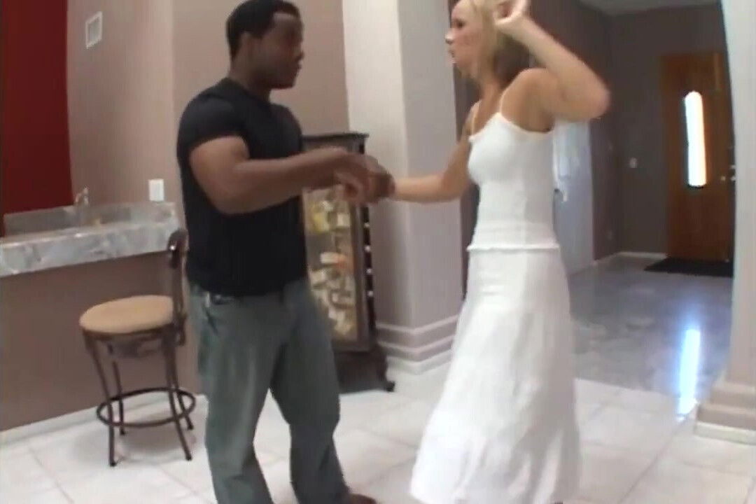 Double penetration young blonde looking black