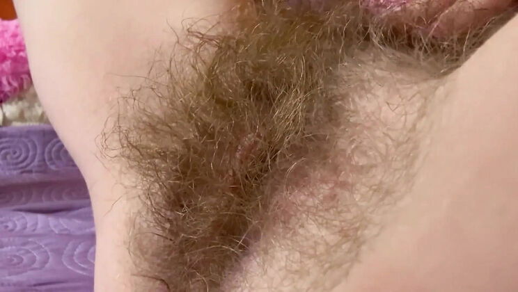 Hairy Pussy Masturbation with Huge Clit Cuteblonde666 Solo Orgasm