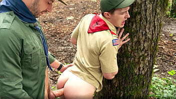 Ahhh... YES! There'_s nothing like having forest! Scoutmaster Jordan Starr pushed dick into Grant Ducati!