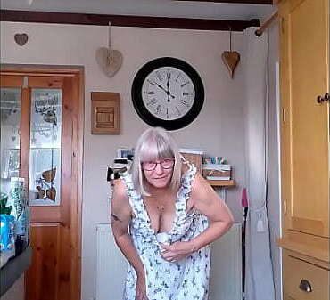 Booby tease deliveryman