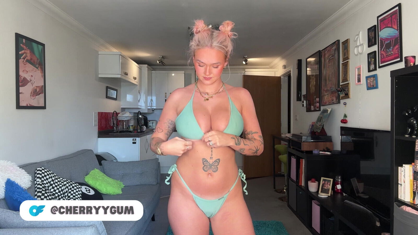 Micro Bikini Try-on Haul with THICK CURVY BRITISH TEEN