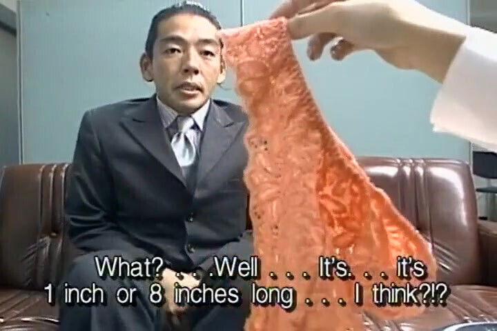 Skinny Asian Gets Runs Down Face