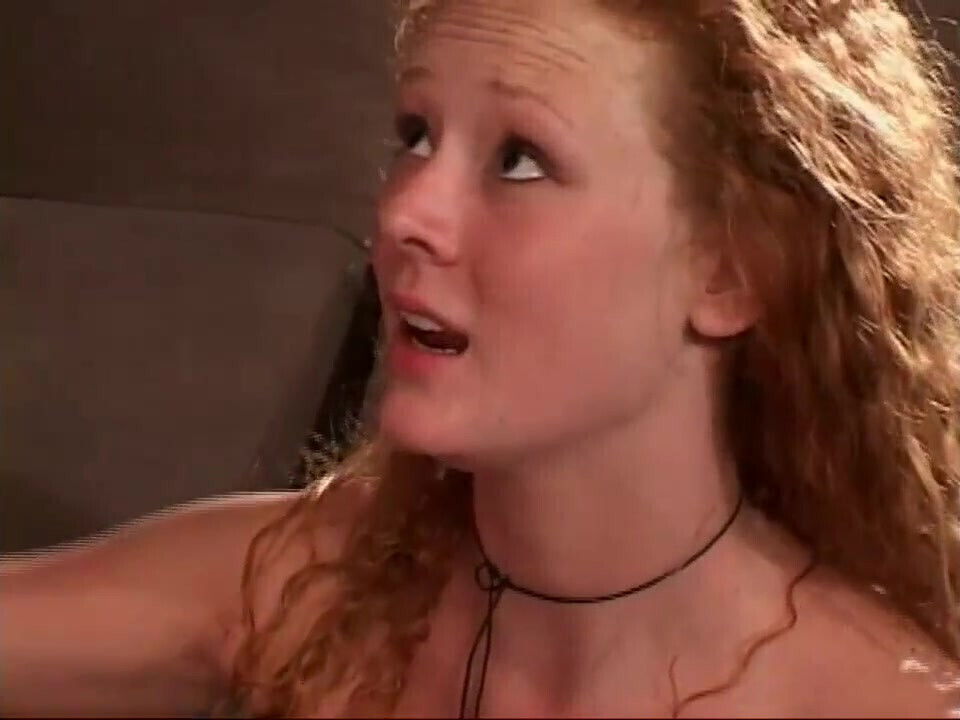 Young redhead takes cocks