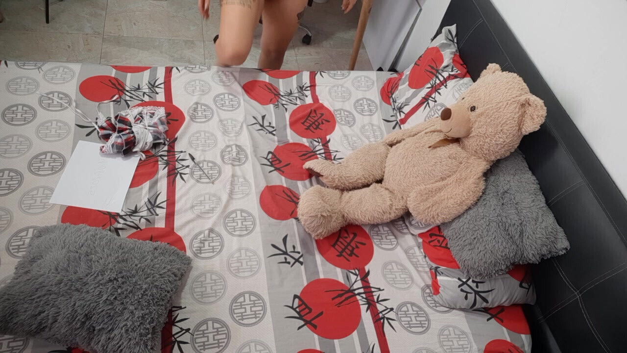 Latina shows tattoos pussy.