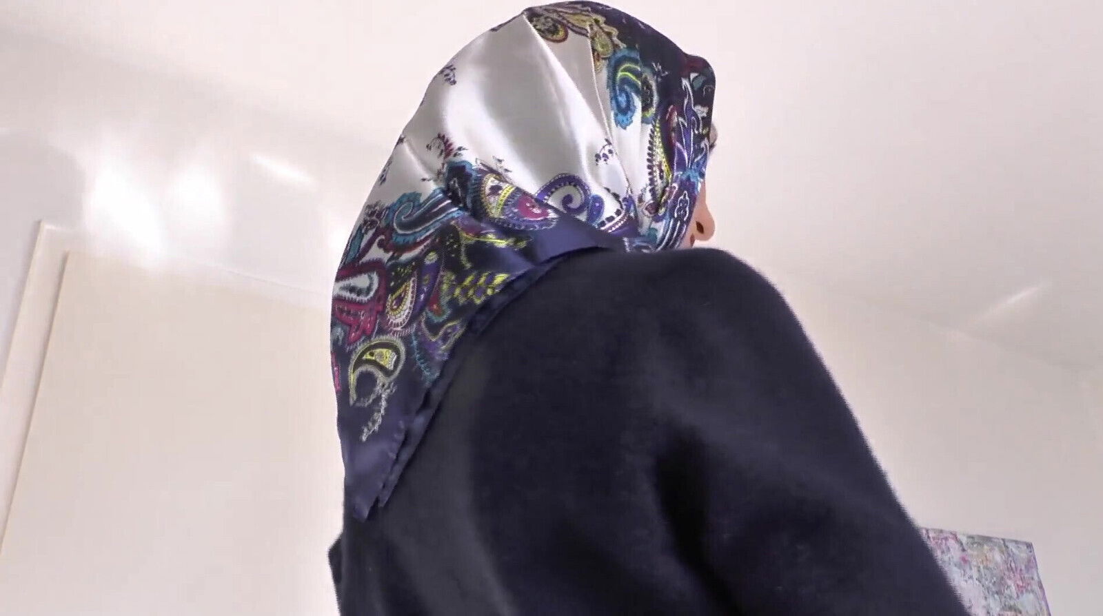 Satin Headscarf Fashion Show Cumming Scarf, JOI, Lady Victoria Valente