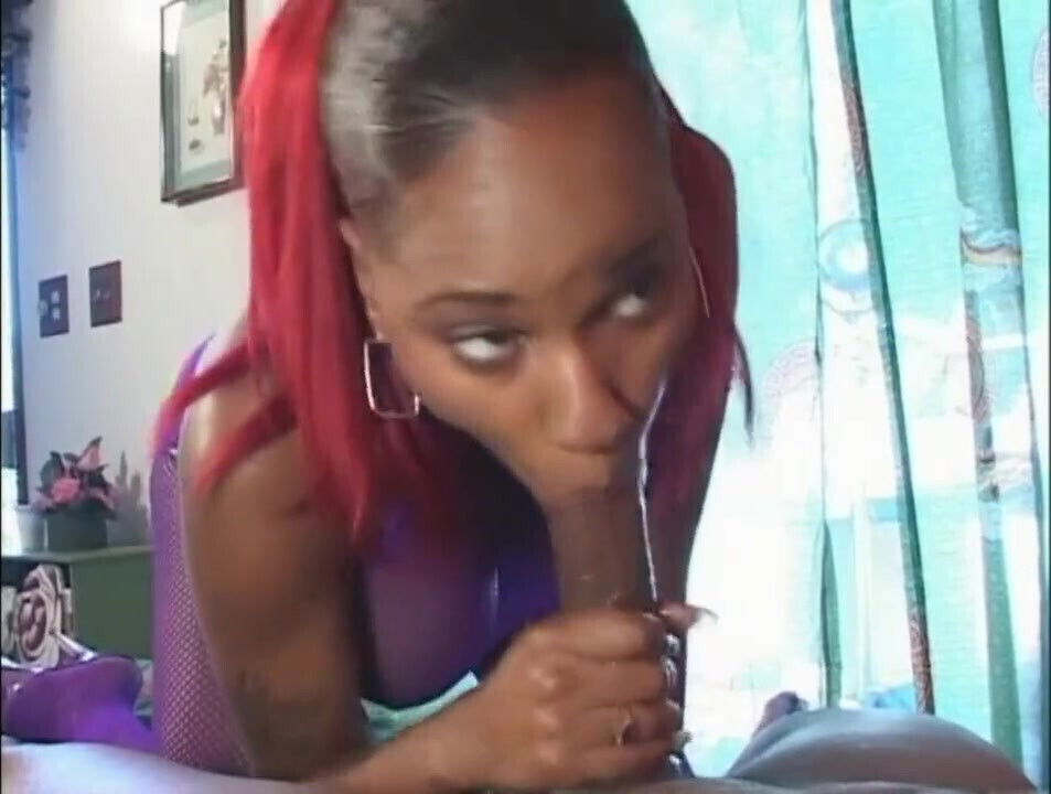 Beautiful boobs black girl loves dick pussy mouth