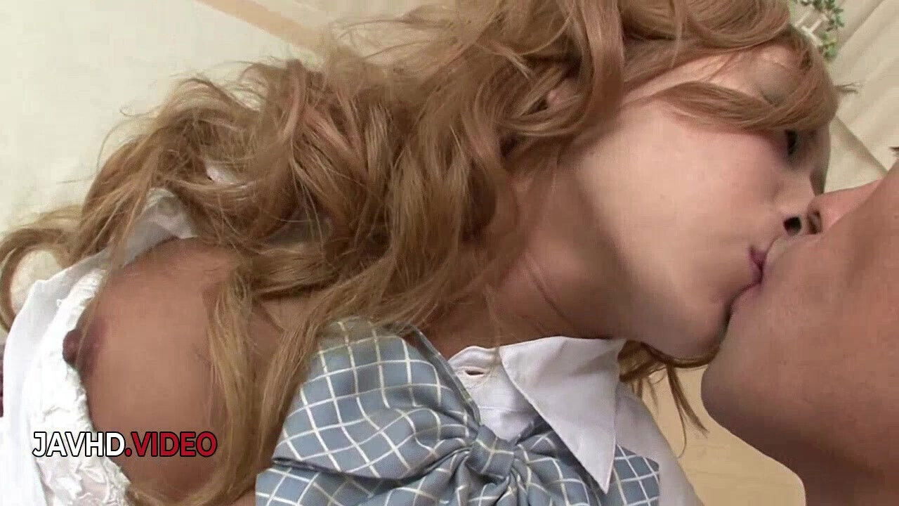 Yuno Shirasu Japanese teen enjoys intense licking after shaved pussy exposed