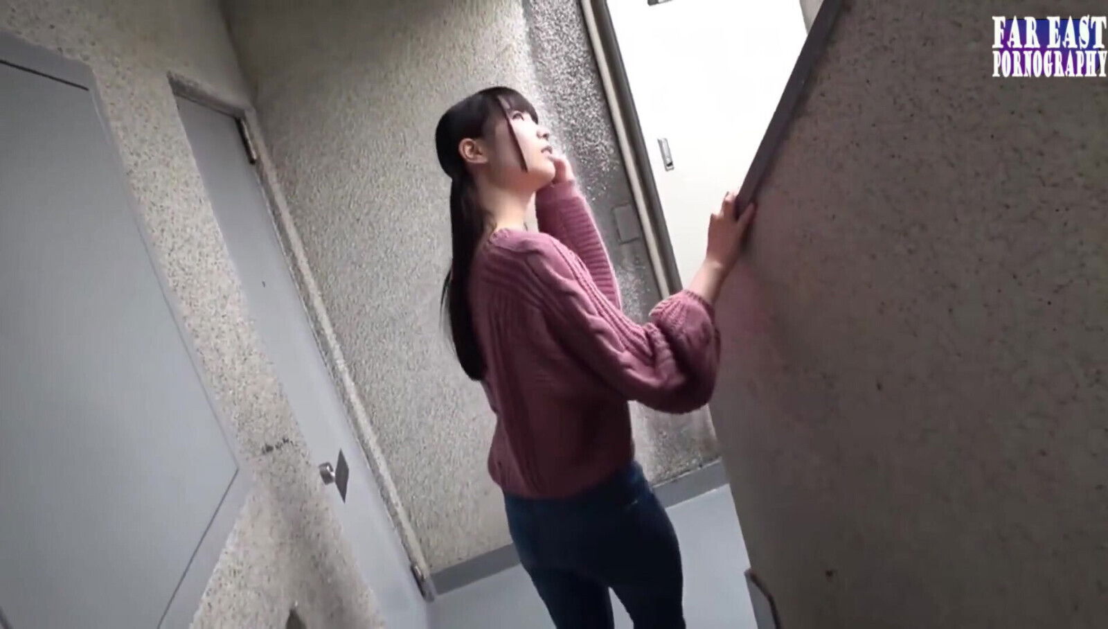 Peeking Curves Spark Hard Rush From Teasing a-cup Charmer Part