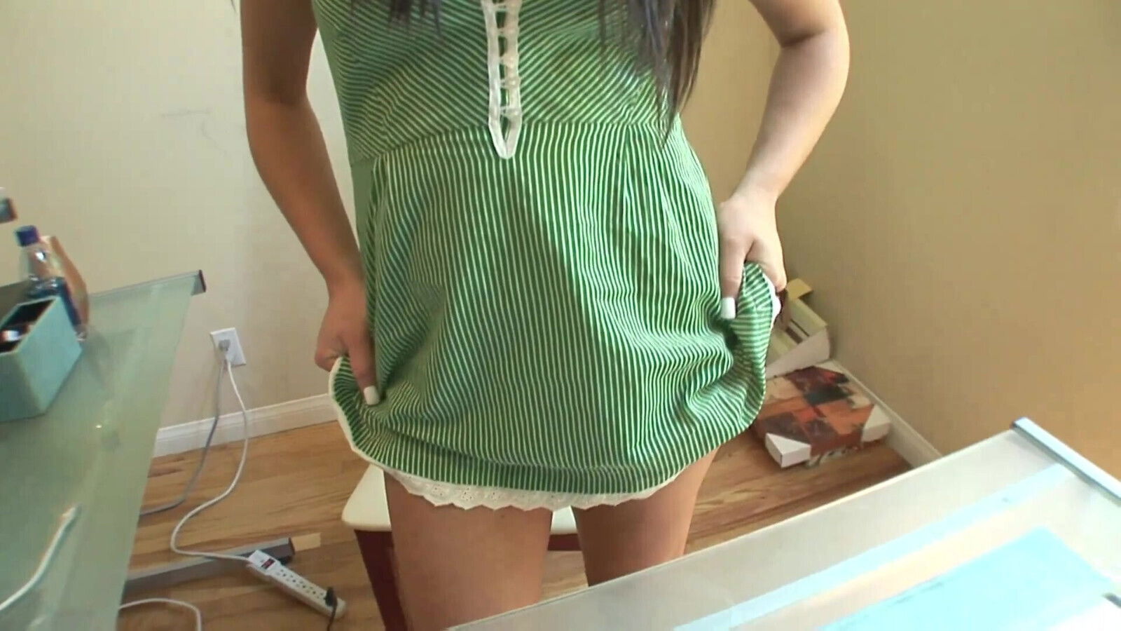 Double petite young girl