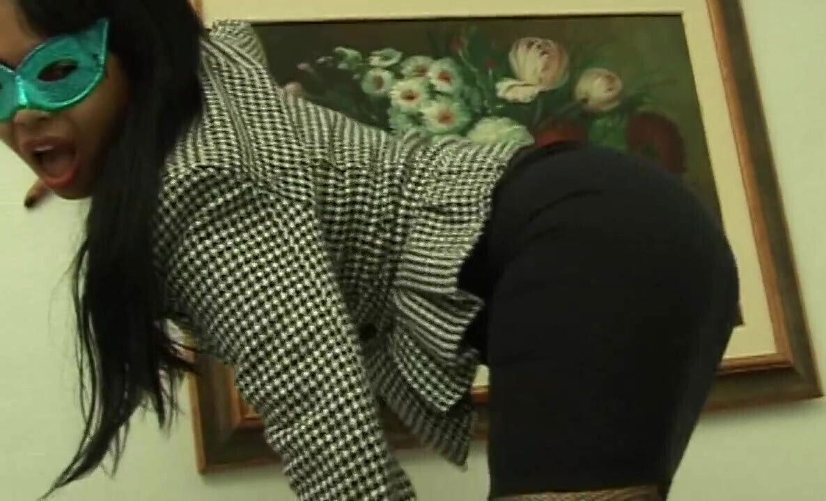 Swinger masked amateur party