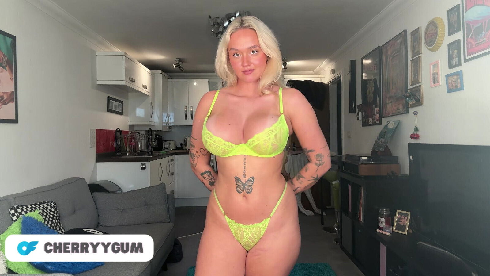 Petite Teen showering with sexy clothing NUDE