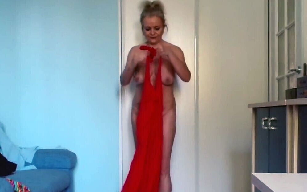 MILF Trying Different Sexy Clothing