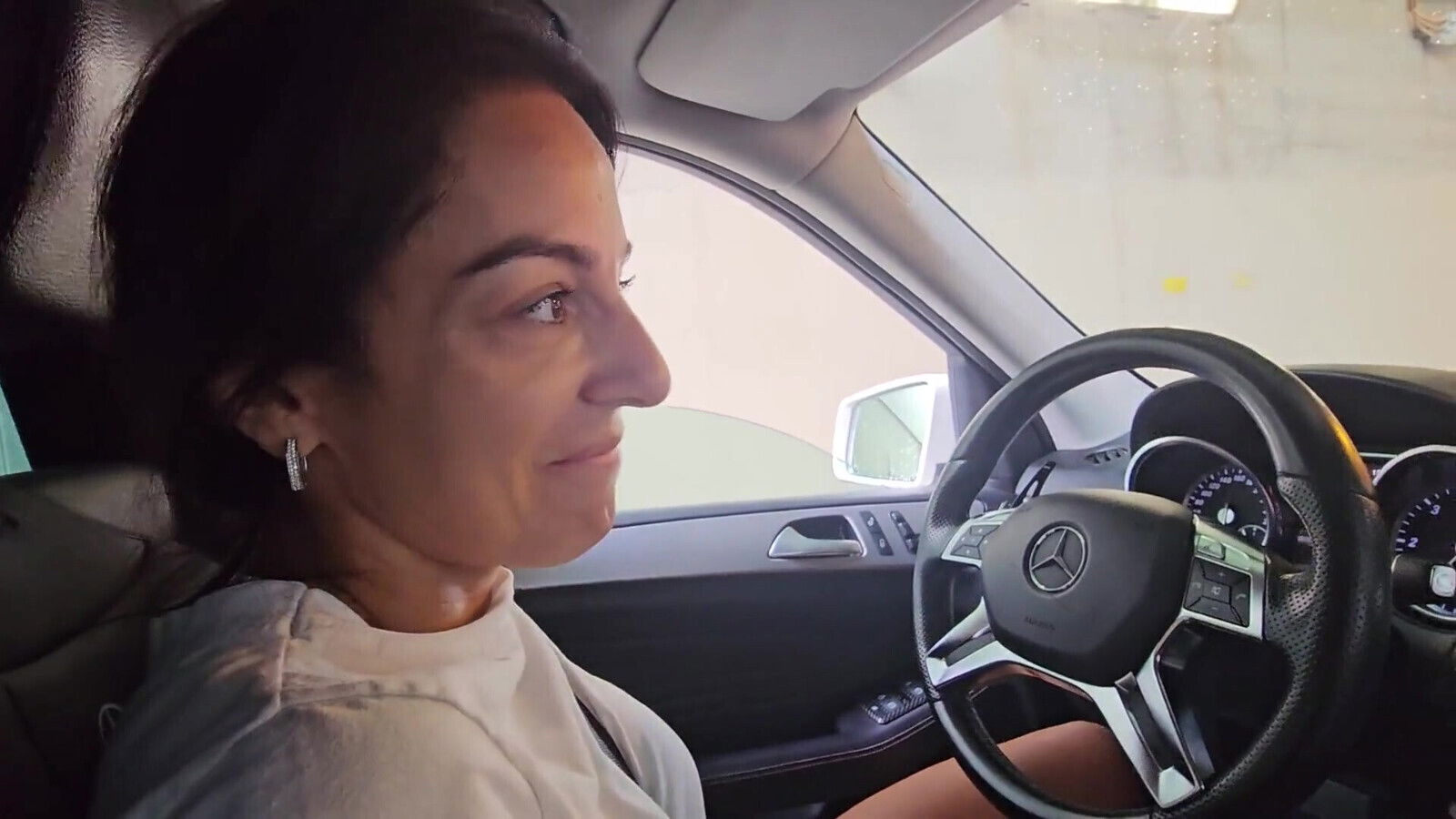 Takes Hand While We're Stuck Traffic Highway