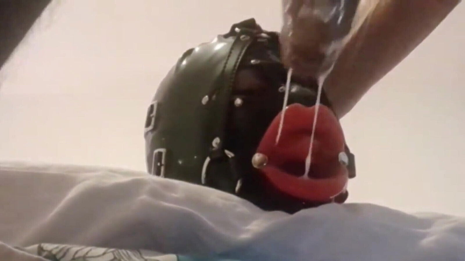 MILF with Ring Fake Lips, Mouth Facial