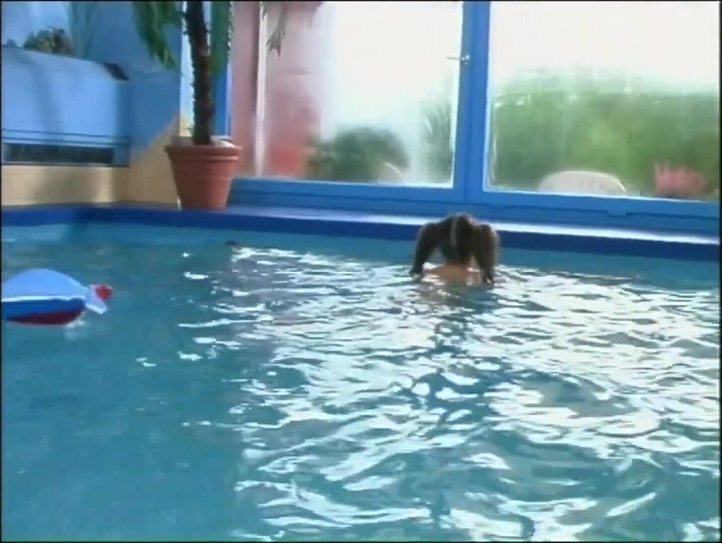 Beautiful Teen with Tight Pussy Fucked Pool Cumshot Cocks