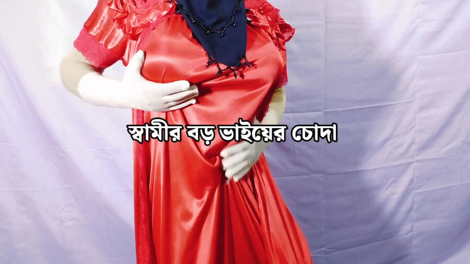 Bangladeshi beautiful housewife having inside room