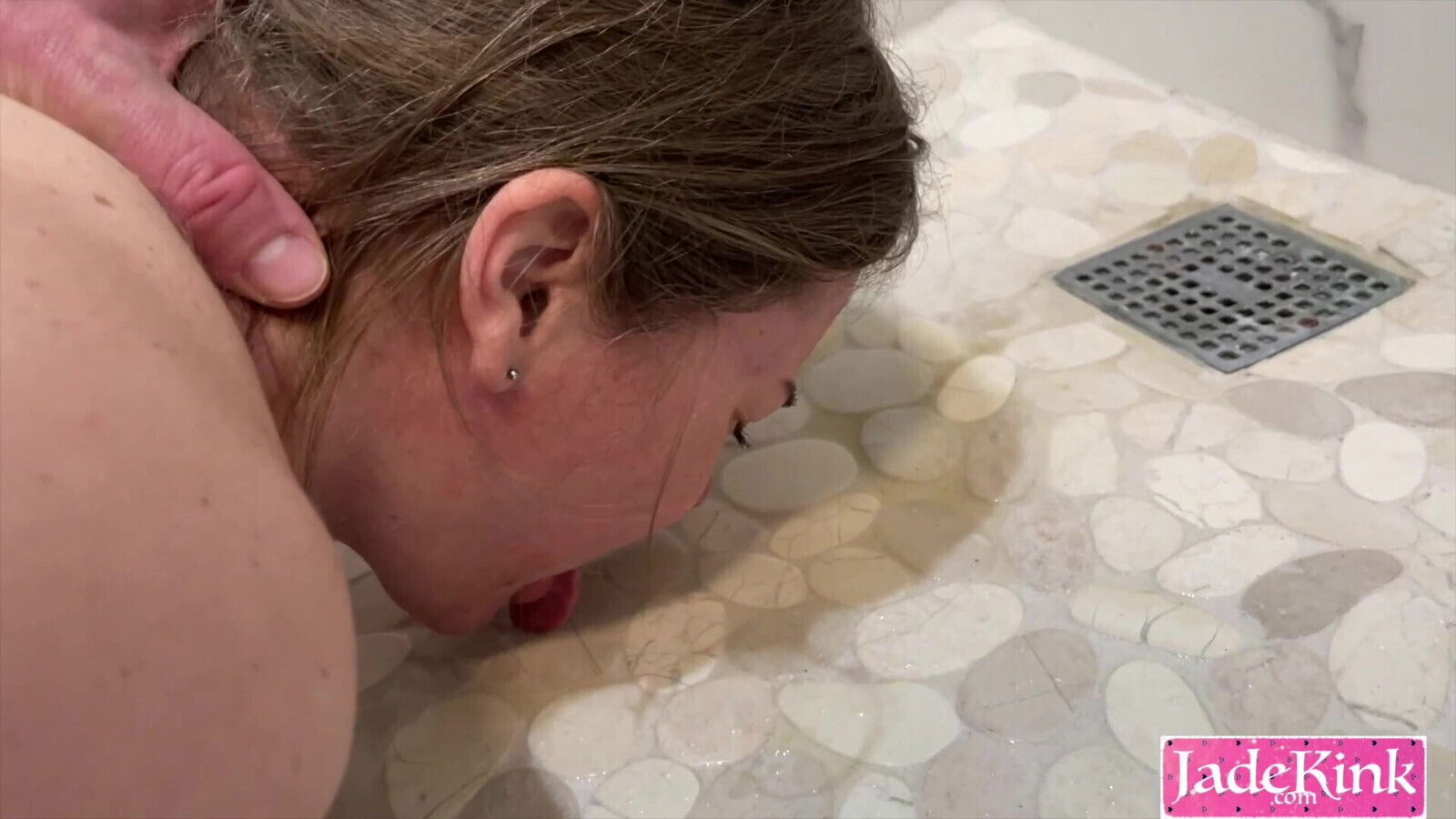 Peeing body, face mouth Piss drinking bathroom