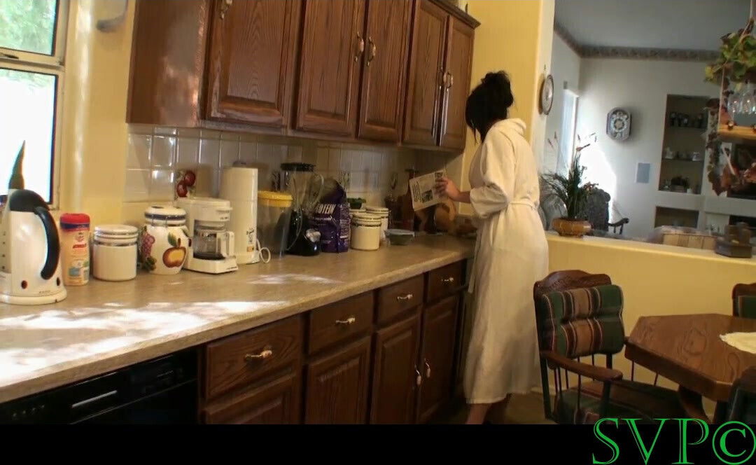 Stepmother Smokes Cigarettes Stairs