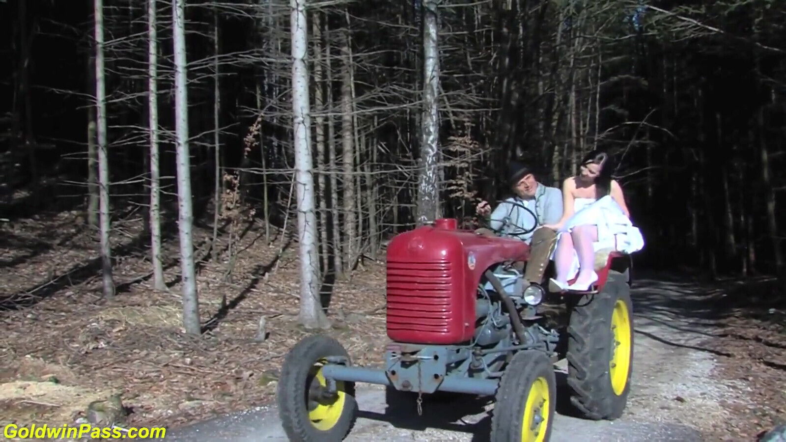 Lederhosen wedding fuck party