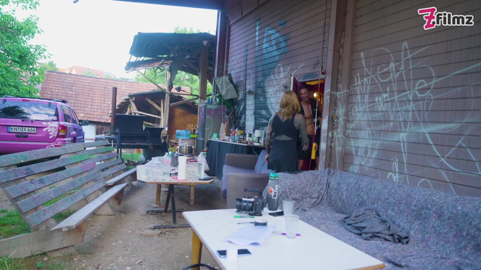 Inked Girls Mayhem Squirting Orgy with Fucking, Blowjobs Double Penetration!