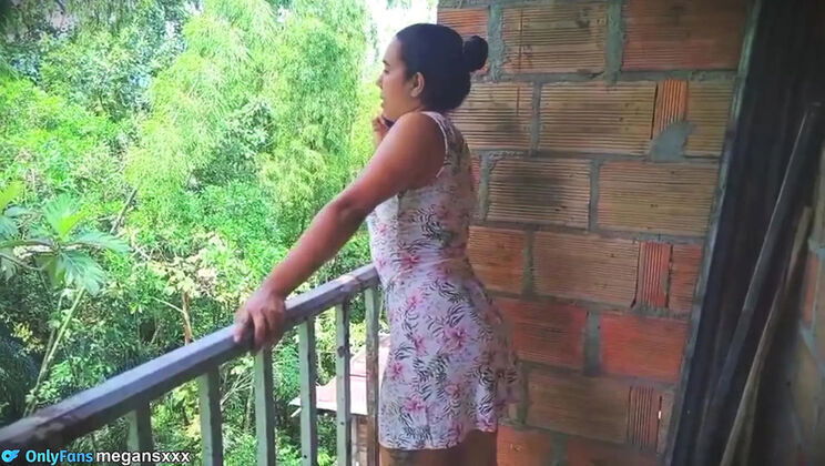 Latina mechanic measures gets wild homemade amateur