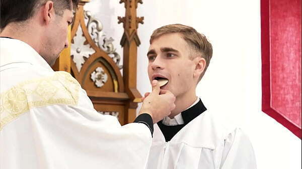 Last Supper! Altar Flynn Fenix only given oblat long dick priest Eddie Patrick! extra protein shot damn tasty!