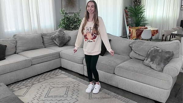 Petite Blonde Before After Filming Breezy