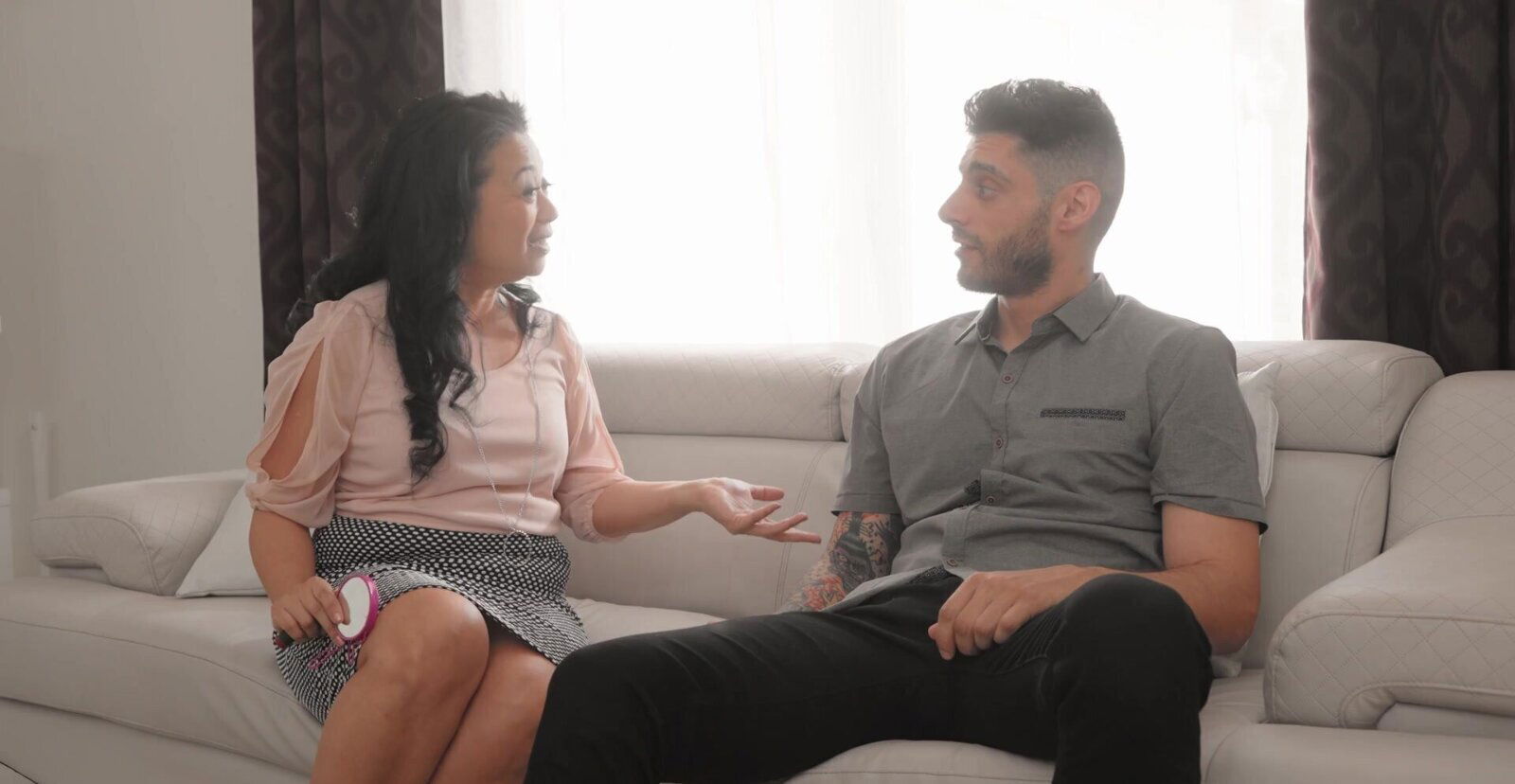 Asian milf Lucky Starr gets pussy railed horny Billy Boston