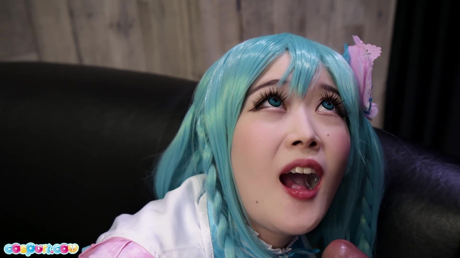 Kurumi Asian Cosplayer Jerks Until