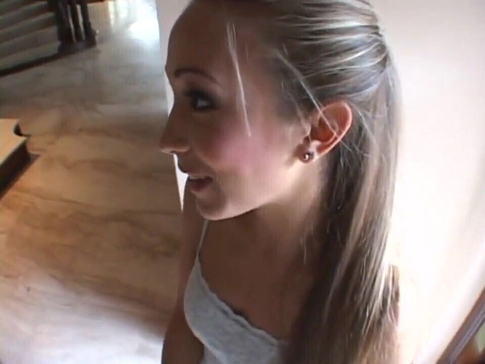 Hard double penetration sexy blonde girl