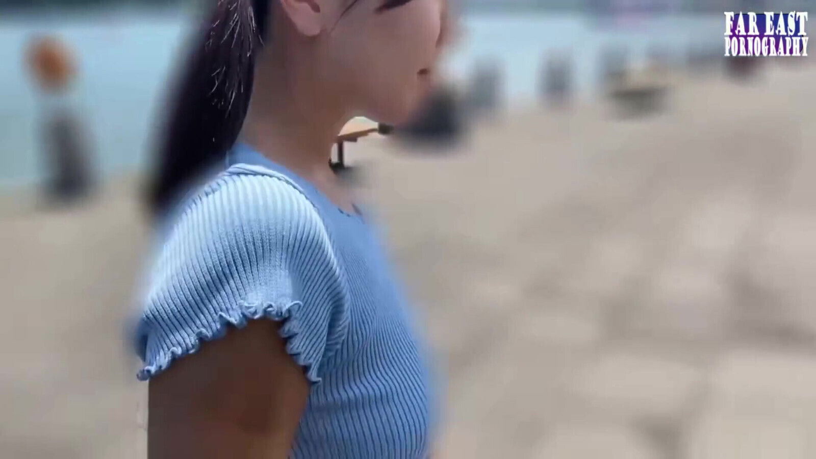 Sun-kissed F-cup Thrill Ride with Cum-loving Beauty Wild Exposed Getaway Part