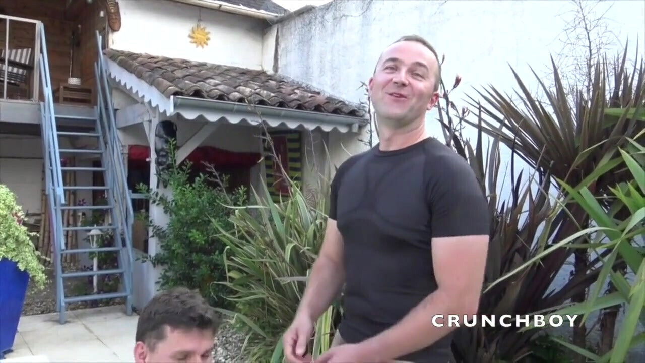 Real straight sucking step exhib