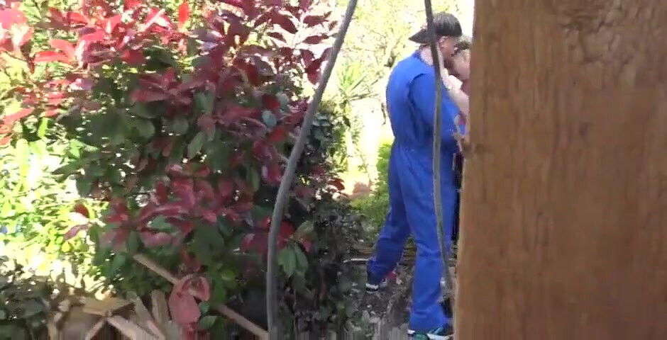 Straight Worker Fucked Outdoor