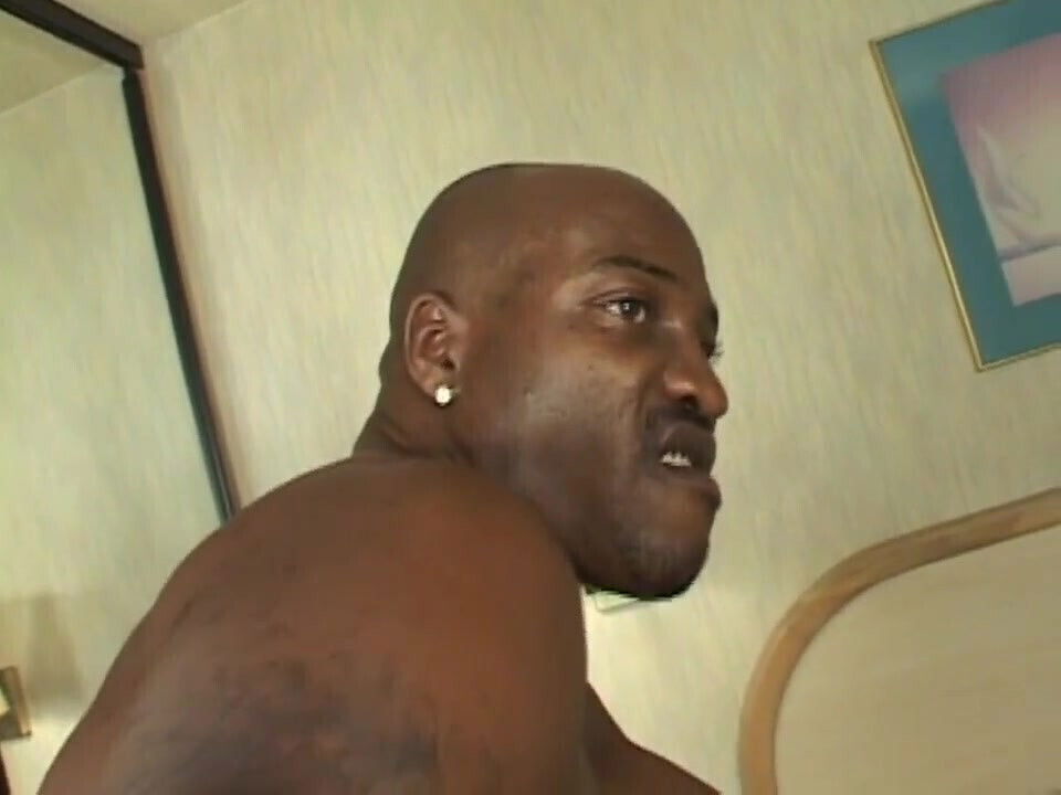 black girl black cock...cum mouth