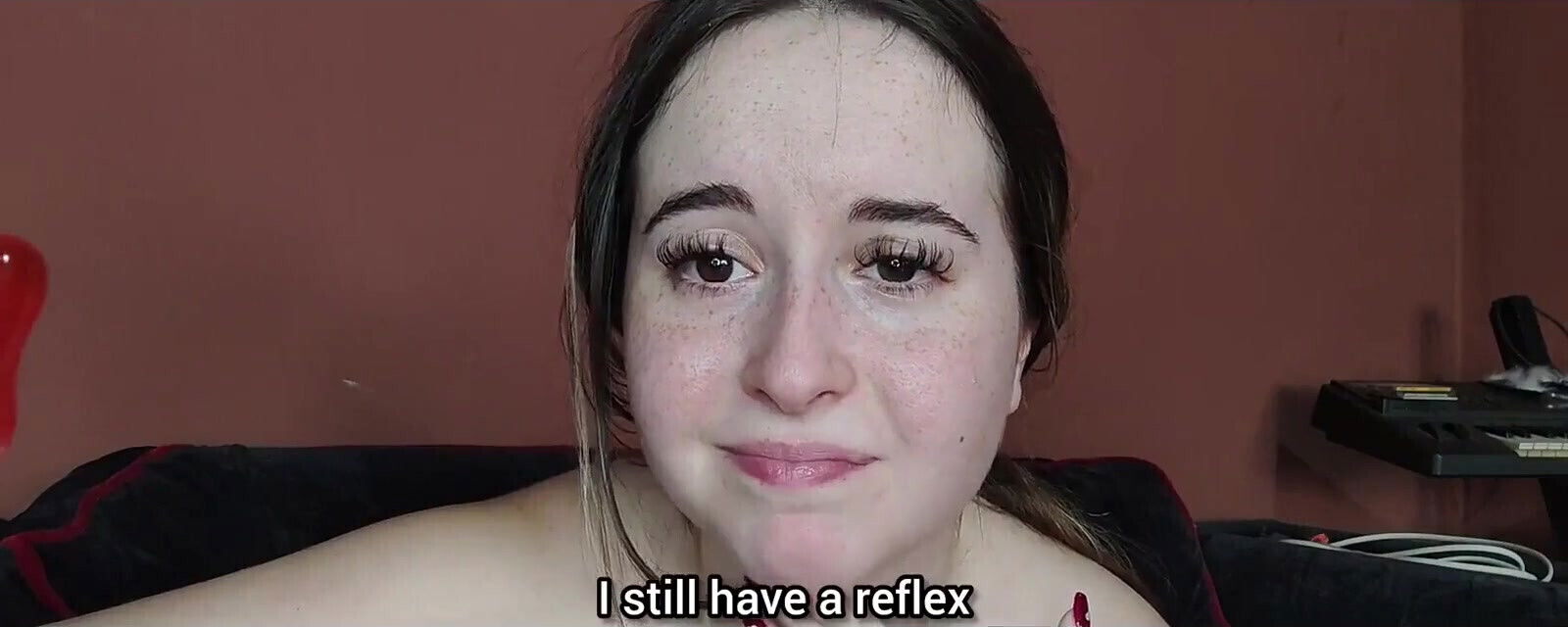 Training Throat with Gagging Burp Comes