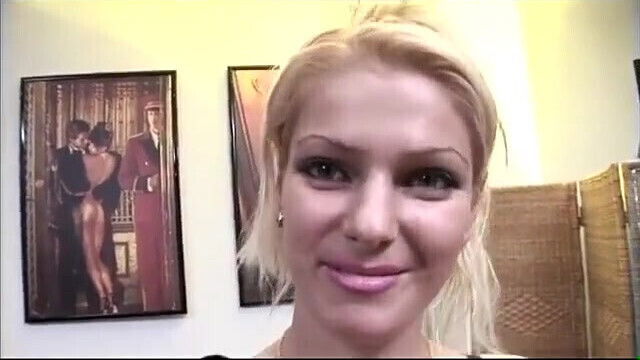 Blonde Slut Enjoys Inside